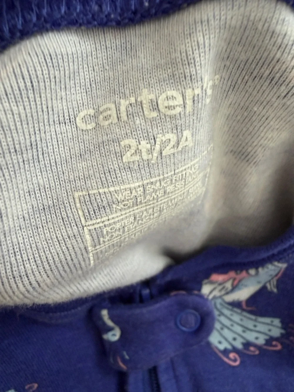 Toddler size 2T denim overalls